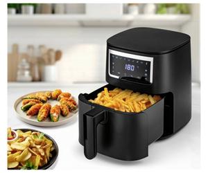 GOURMETmaxx Heißluft-Fritteuse Digital 4l 1300W schwarz matt 4 l 1300 W noir