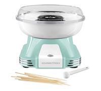 GOURMETmaxx Machine à barbe à papa 500W menthe/blanc