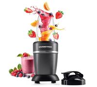 GOURMETmaxx Mixeur et smoothie Maker de 4 pièces | Mixeur électrique pour smoothie de vitamines à emporter | Nutrition Mixer avec couvercle anti-fuite | Blender, Food Processor pour smoothies & Co.