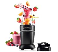 GOURMETmaxx Mixeur & Smoothie Maker 4 pièces | Blender électrique pour le kick de vitamines à emporter | Mixeur Nutrition avec couvercle anti-fuite | Blender, processeur alimentaire pour shakes & Co.