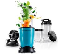 GOURMETmaxx Mr. Magic Power Pro Mixer 400 watts | Smoothie Maker avec couvercle à emporter | Mixeur sur socle avec bol mixeur et couvercle | Blender avec kit d'accessoires L pour milk-shakes etc.