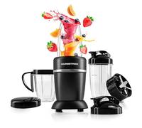 GOURMETmaxx Nutrition Mixer 1000 W | Smoothie Maker avec couvercle à emporter | Blender avec gobelet mélangeur et couvercle fraîcheur - Idéal pour le stockage | Blender avec kit d'accessoires L pour