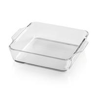 GOURMETmaxx Plat à gratin pour friteuse à air chaud et four - 800 ml | Moule rectangulaire en verre borosilicate | Petit plat à gratin pour préparer, cuire et servir | Pour la friteuse à air chaud et