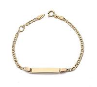 Gourmette Ancre bébé en or 18 carats 14cm. raison proche [7746]