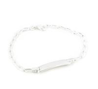 Gourmette Argent ""Bambino"" cheval diamantée