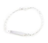 Gourmette Argent ""Bambino"" figaro