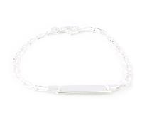 Gourmette Argent ""Bambino"" figaro