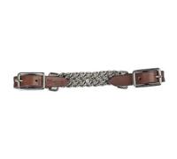 Gourmette pour cheval double HKM Marron TU