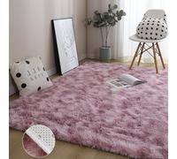 GOUSANG Tapis en Fausse Fourrure de Lapin 60 x 110 cm Tapis de Salon de Tapis Fluffy Soft Soft Longhair Décoratif pour Salon Chambre Canapé Tapis de Plancher, Rose Pourpre