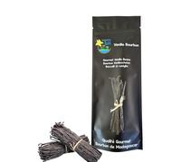 Gousse de Vanille Bourbon de Madagascar 10 gousses 16 cm environ fraîches extra non fendues poids 30g environ qualité gourmet. Emballage sous vide et sachet fraicheur. Récolte 2025