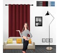 GOUSUN Rideaux Isolants Thermiques 95 x 130 cm Thermique Isolant Anti Froid et Chaleur Rideaux Salon Isolation Thermique,pour Salon, Rouge