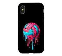 Goût de Volleyball pour garçons Ice Cream Feel The Drip Volleyball Coque pour iPhone X/XS