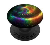 Goûter Le Design Rainbow Fractal Pride Art PopSockets PopGrip Adhésif