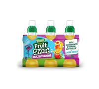 Goûter rafraîchissant et malin pour enfants - TEISSEIRE Fruit Shoot Multivitaminé, eau de source et jus de fruit, sans colorant artificiel, lot de 6 bouteilles de 20cL