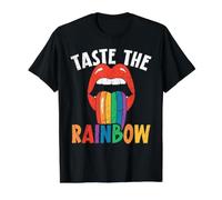 Goûtez à Rainbow Lover Rainbow Whisperer T-Shirt Graphique avec Valeur, Homme, Noir, S