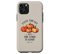 Goûtez et voyez que le Seigneur est bon Christian Pumpkins Faith Coque pour iPhone 11 Pro
