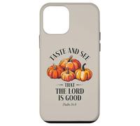 Goûtez et voyez que le Seigneur est bon Christian Pumpkins Faith Coque pour iPhone 12 mini