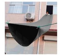 Goutte à déchets de toile haute performance, bande transporteuse de déchargement de haut niveau, goulotte de marchandises pour chantiers et entrepôts, bande transporteuse en bâche (noir, 2 x 35 m)