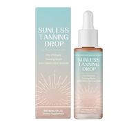 Goutte Bronzante Visage | 60 Ml Auto Gouttes Bronzantes | Sunless Tanning Drops | Gouttes Autobronzant Nourrissantes pour Corps Entier | Serums Bronzage Sans Soleil Naturels pour Vacances À Plage
