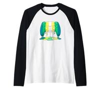 Goutte de Peinture Non Binaire Boy Flag Controller - Gamers Manche Raglan