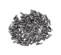 Gouttelettes d'eau plaquées or Perles d'extrémité de goutte d'eau | Extrémités des chaînes d'extension étendues, fermoir à queue for collier, Bracelet, bijoux