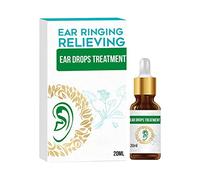 Gouttes Auriculaires pour Acouphènes, 20ml Gouttes Auriculaires Contre Les Acouphènesaide Aux Bourdonnements Doreille pour Le Soulagement Des Acouphènes, Adoucissent Le Cérumen