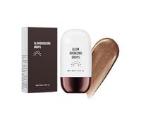 Gouttes Autobronzant Super Glow, Gouttes Bronzantes Liquides pour le Visage et la Peau, Gouttes Bronzantes Naturelles, Sublimateur de teint éclat Naturel (#04)