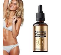 Gouttes autobronzantes à boire, gouttes de bronzage Sunless Tanning Drops To Boire, gouttes de bronzage naturelles pour le corps et le visage, sans dommages au soleil (1 pièce)