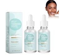 Gouttes Autobronzantes, Sérum Autobronzant, Nutritif et Huile de Brunissement Hydratant, accélérateur de bronzage bronzage naturel Bronzage Progressif pour un Bronzage léger ou moyen,30ml