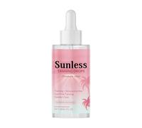 Gouttes bronzantes pour le visage - Effet bronze progressif - 60 ml - Autobronzant pour la maison et les déplacements - Teint ensoleillé