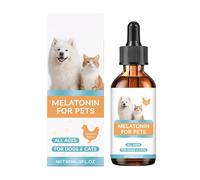 Gouttes calmantes pour chat - 60 ml - Pour toilettage - Doux et relaxant - Complément apaisant pour chaton, miaulement, agression, orage, coupe des ongles, toilettage d'intérieur