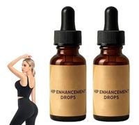 Gouttes d'amélioration des hanches, gouttes de butin pour femmes, huile de massage pour la peau ferme, nourrissent en profondeur et améliorent le relâchement cutané (2 Pcs)