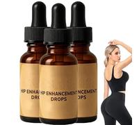 Gouttes d'amélioration des hanches, gouttes de butin pour les femmes, huile de massage des fesses pour le lifting des hanches, nourrissent en profondeur tous les types de peau (3 PCS)