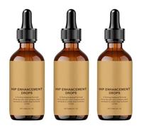 Gouttes d'amélioration des hanches, huile de massage pour la peau ferme des hanches pour femmes, huile de massage pour les fesses, raffermissement et modelage des fesses (3pcs)