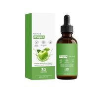 Gouttes de biotine pour cheveux| Pour hommes et femmes|2fl.Oz | Avec extrait de pomme verte | Prend en charge des cheveux plus épais et plus volumineux | Liquide facile à absorber | Végétal