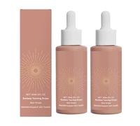 Gouttes de bronzage à boire, gouttes autobronzantes pour le corps et le visage, sans dommages causés par le soleil, sûres et durables (2 pièces)
