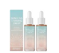 Gouttes De Bronzage Sans Soleil, 2 Pack Bronzage Gouttes Pour Le Corps, Lotion Booster Naturelle Pour Le Visage Et Le Corps, Gouttes De Bronzage Pour La Maison, L'extérieur, Les Voyages Et La Plage