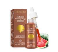 Gouttes de bronzage sans soleil à boire, gouttes de bronzage sans soleil, boisson orale hydratante bronzante pour le visage et le corps, lueur ensoleillée pour toutes les peaux