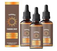Gouttes de bronzage sans soleil, gouttes auto-bronzantes pour une brillance naturelle, longue durée, auto-bronzant pour le corps et le visage, sans dommage au soleil, pour tous les types de peau (3