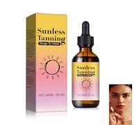 Gouttes de Bronzage,Sérum Autobronzant Visage Hydratant,Améliorer Votre Teint Naturel,Concentré Autobronzant Visage et Corps,Bronzage Sans Soleil 60ML