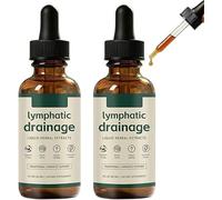 Gouttes de drainage lymphatique - gouttes de bien-être lymphatique, soutien du système lymphatique, mélanges naturels de plantes, rapide et efficace, pour homme et femme (2 Pcs)