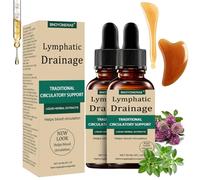 Gouttes De Drainant Lymphatique, Soutien Du SystèMe Lymphatique, Soutient l'Absorption Système Immunitaire, Mélanges Naturels de Plantes, Végétalien, pour Hommes et Femmes, 59ml (2)