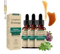 Gouttes De Drainant Lymphatique, Soutien Du SystèMe Lymphatique, Soutient l'Absorption Système Immunitaire, Mélanges Naturels de Plantes, Végétalien, pour Hommes et Femmes, 59ml (3)