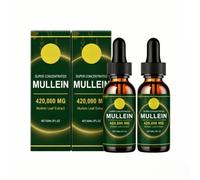 Gouttes de molène, pour le confort respiratoire, 2 fl oz | Feuille de molène et sureau. Liquide traditionnel à base de plantes pour une respiration claire et un confort saisonnier.