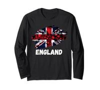 Gouttes de Pluie Union Jack Angleterre Royaume-Uni Culture Britannique Manche Longue