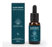 Gouttes de sommeil mélatonine | 1,5 mg de mélatonine par dose quotidienne | 30 ml de mélatonine hautement dosé | Avec camomille, mélisse et bergamote pour la détente et le sommeil | Végétalien, sans