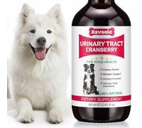 Gouttes de traitement des voies urinaires pour chiens - 60 ml - Gouttes de traitement UTI pour chien - Additif à base de plantes pour la prévention de l'incontinence et des calculs vésicaux - Soin