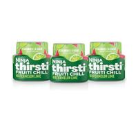 Gouttes d'eau aromatisées Ninja Thirsti, FRUITI CHILL Pastèque Citron vert, Saveur de fruits audacieuse, Pétillante ou plate, Zéro calories, Zéro sucre, Fait 17 boissons de 355 ml (12 oz), Lot de 3