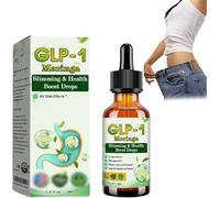 Gouttes GLP-1 Health Boost Gouttes Advanced GLP-1, Moringa et Health Boost Drop pour femmes et hommes, Moringa bio GLP-1, soutien immunitaire et énergétique intestinaux et digestifs (1 pièce)