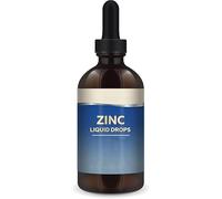Gouttes liquides de zinc - Soutiennent la santé immunitaire et des organes, Non OGM, Sans gluten et Sans soja